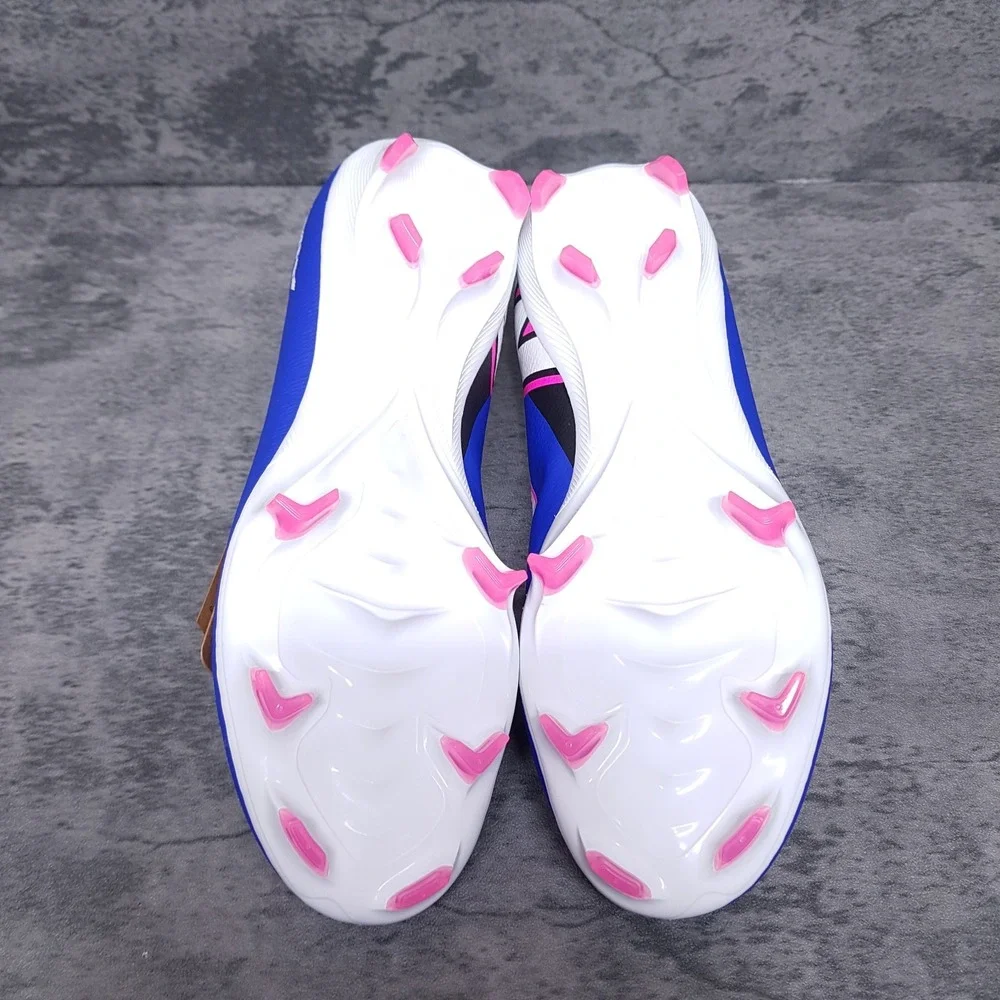 NIKE Zoom Mercurial Vapor 16 Pro FG Cleats Mens Size 13 Blue Pink FQ8685-446